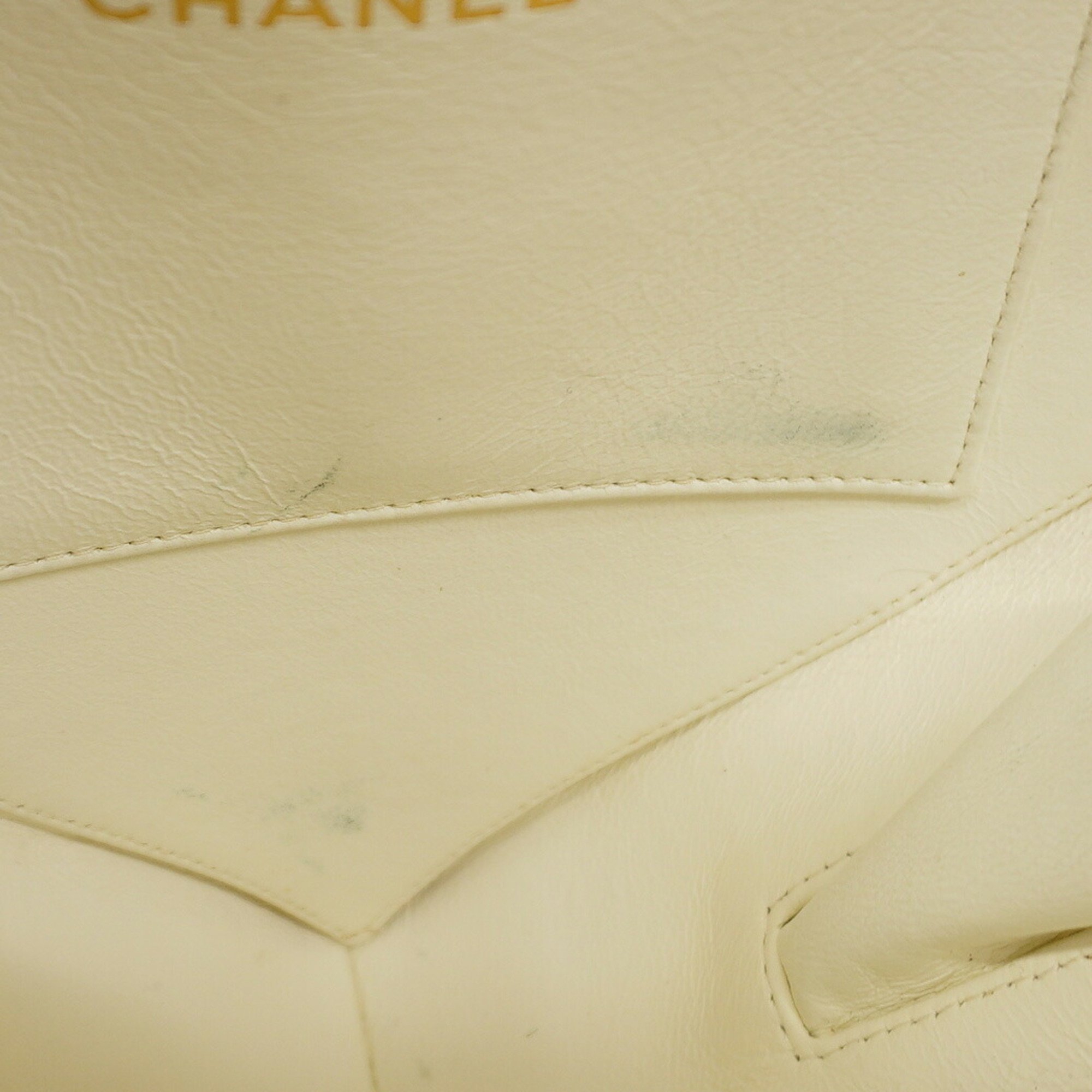 Chanel handbag Matelasse Heart leather white black ladies