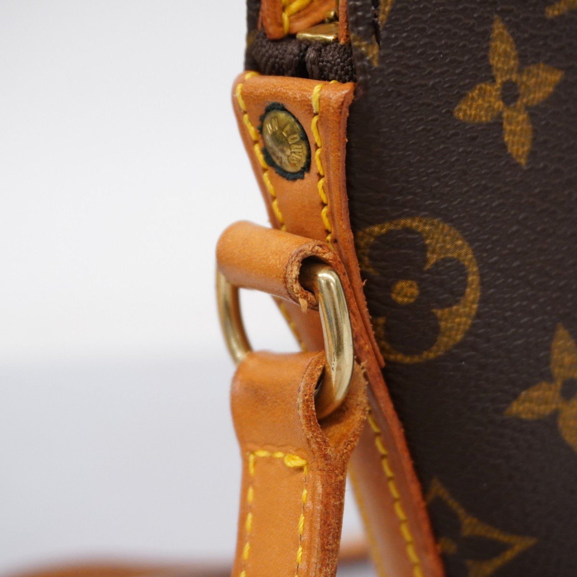 Louis Vuitton Shoulder Bag Monogram Drouot M51290 Brown Ladies