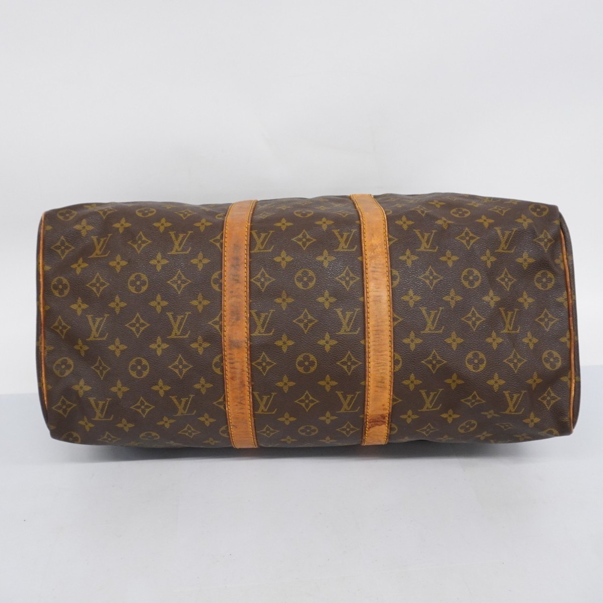 Louis Vuitton Boston Bag Monogram Keepall 50 M41426 Brown Men's Women's