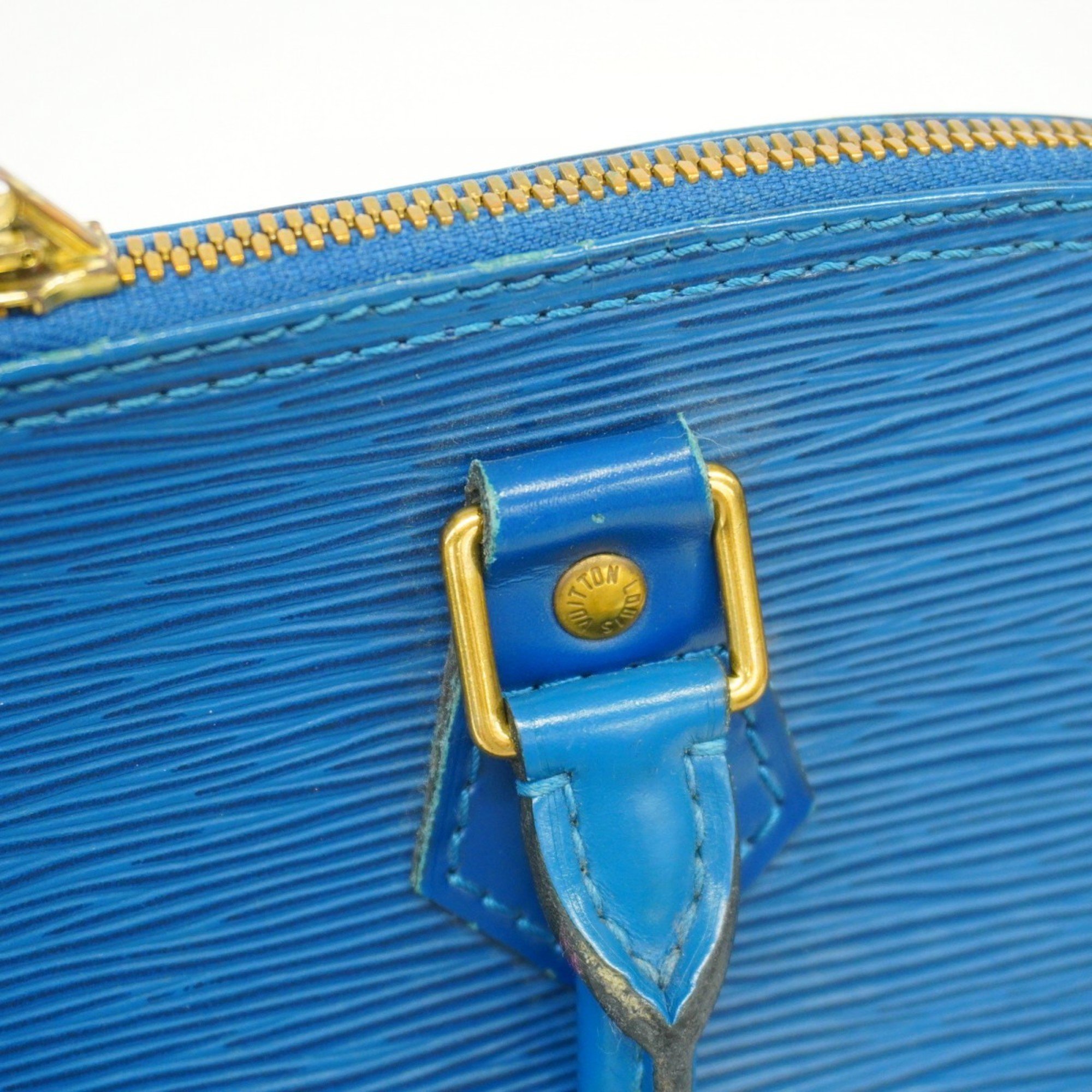 Louis Vuitton Handbag Epi Alma M52145 Toledo Blue Ladies