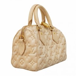 Louis Vuitton Handbag Monogram Empreinte Speedy Bandouliere 20 M46163 Beige Women's