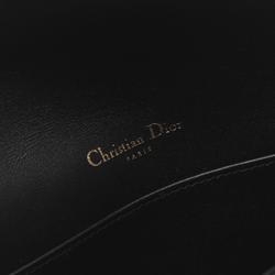 Christian Dior Dior Cannage Shoulder Bag Leather Women's Black S0204ONMJ