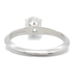 Tiffany & Co. Solitaire Ring, Pt950 Platinum, Diamond, Women's, Clear