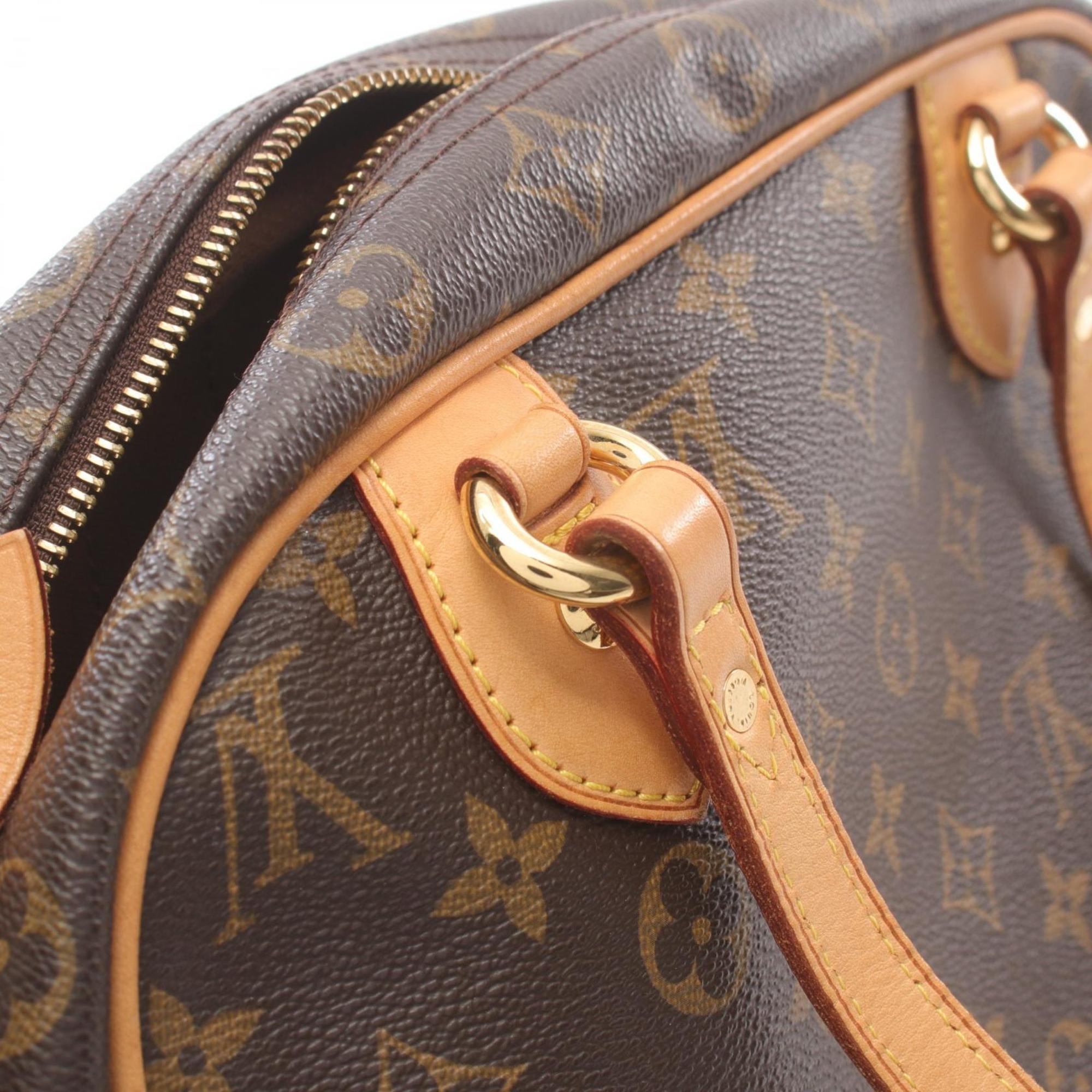 Louis Vuitton Montorgueil PM Shoulder Bag, Coated Canvas, Leather, Monogram, Women's, Brown, M95565