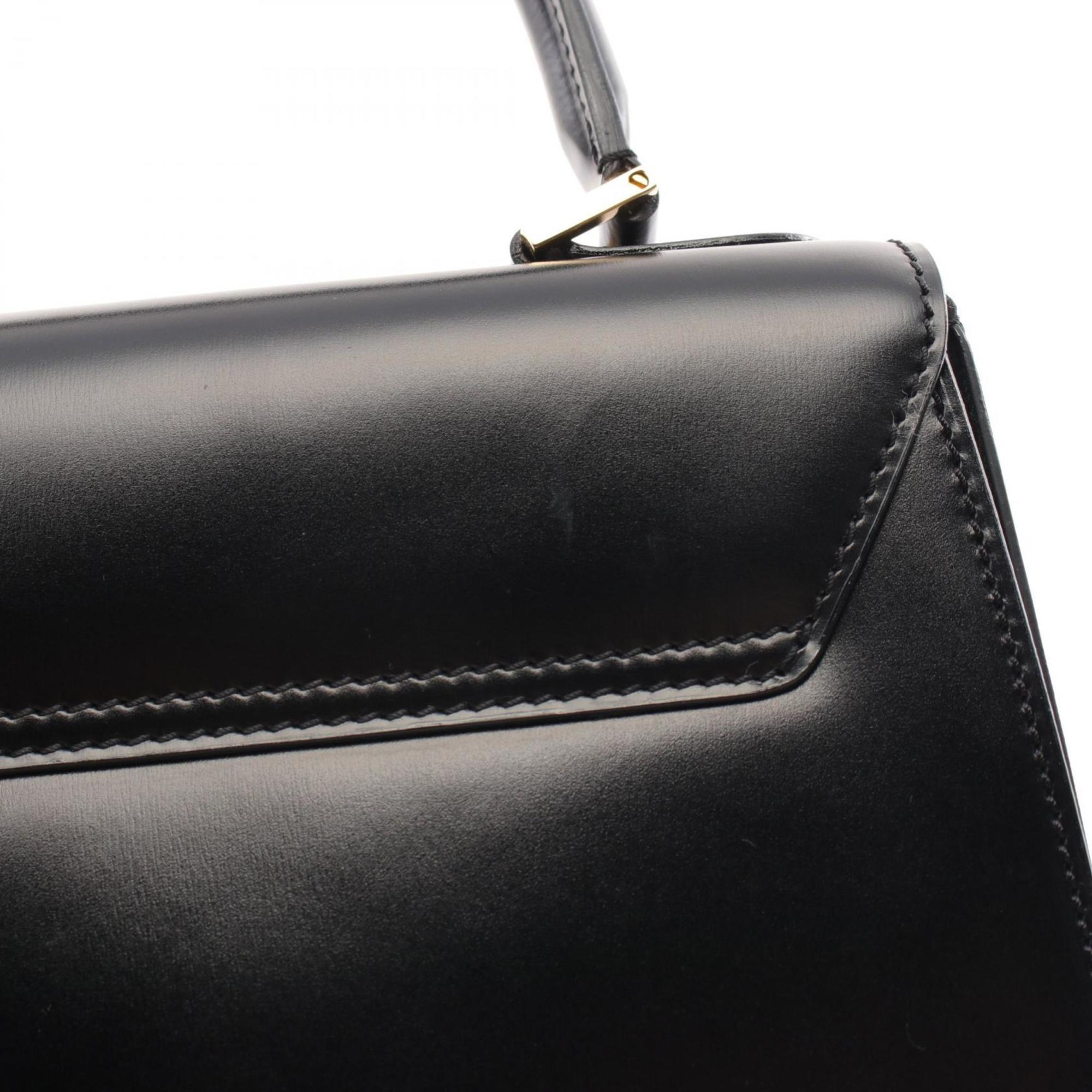 CELINE Shoulder Bag Leather Women's Black