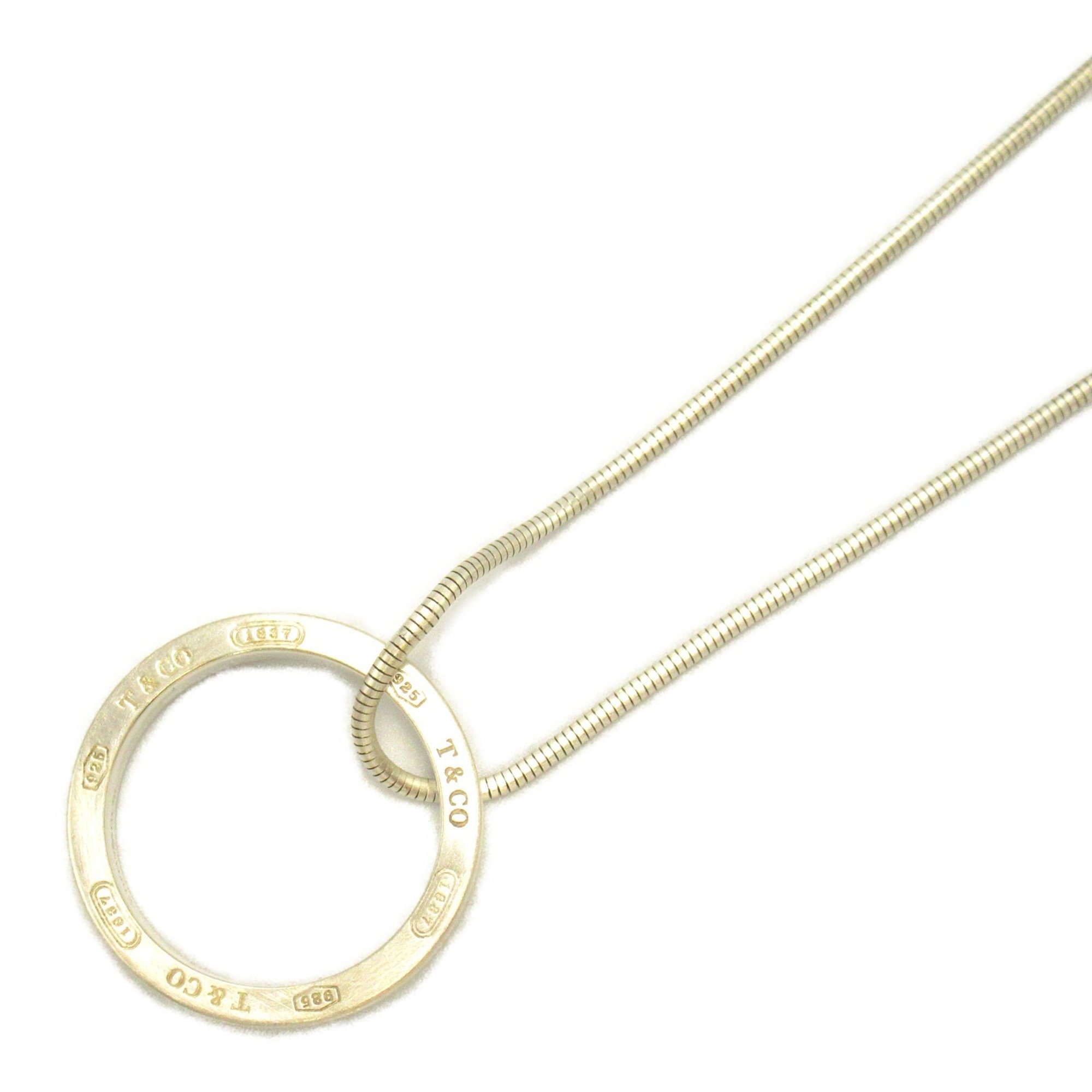 Tiffany & Co. 1837 Circle Necklace, Silver 925, Men's, Women's,