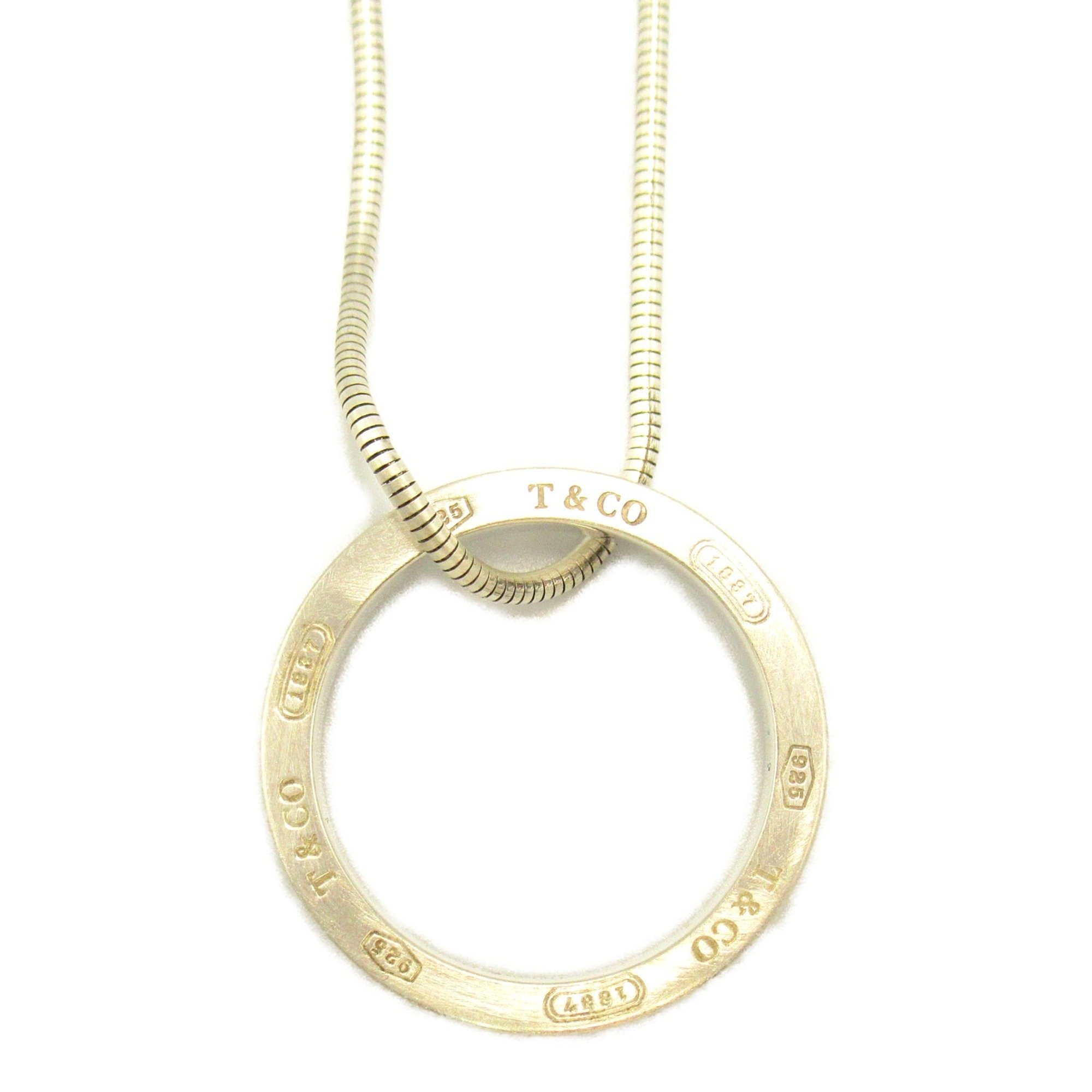 Tiffany & Co. 1837 Circle Necklace, Silver 925, Men's, Women's,