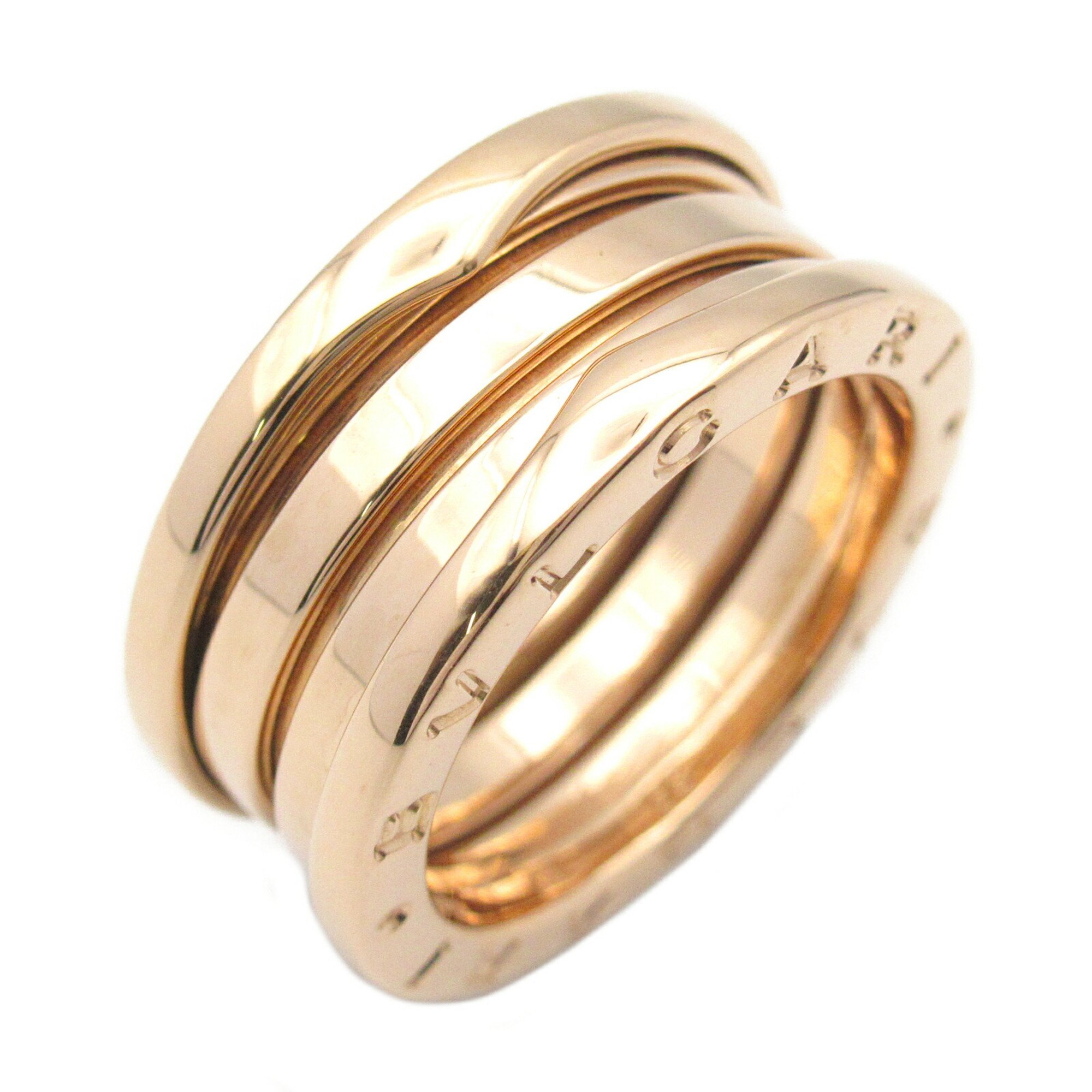 BVLGARI B-zero1 Ring, K18PG (Pink Gold), Men's, Women's, Gold