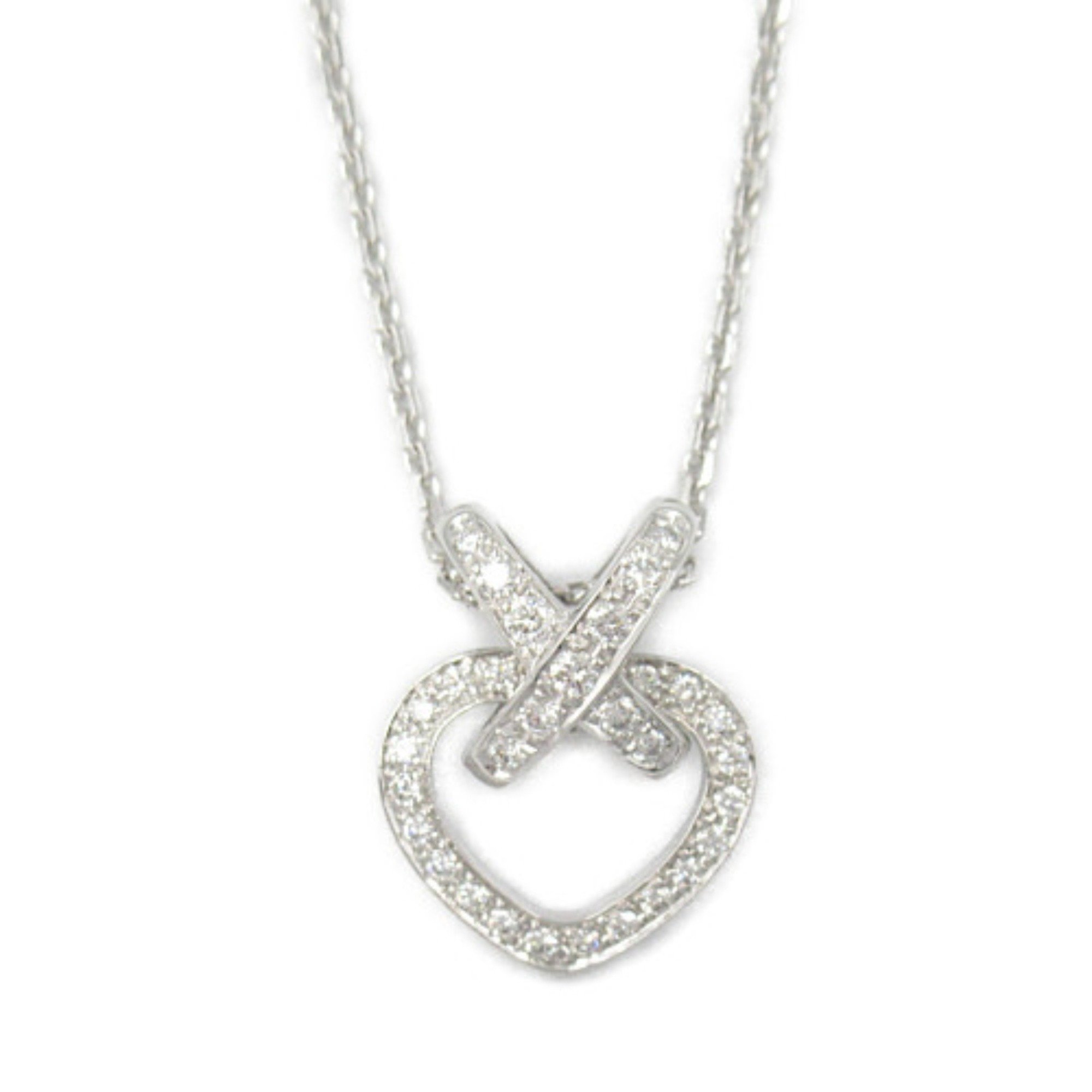 Chaumet Liens de Diamond Necklace K18WG (White Gold) Women's Clear