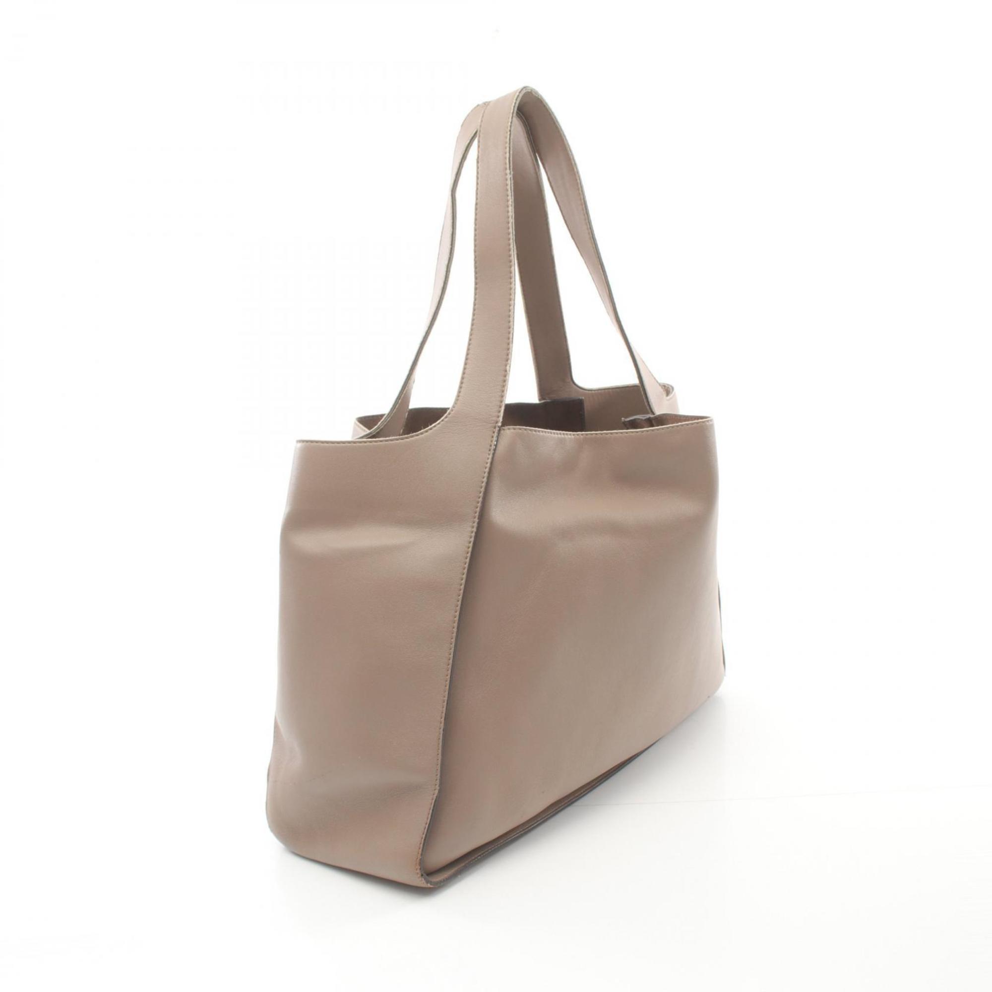 Stella McCartney Tote Bag, Faux Leather, Women's, Beige, 502793