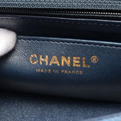 CHANEL Matelasse 20 Shoulder Bag, Denim, Women's, Navy, A69900