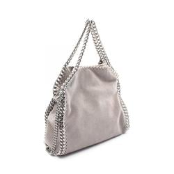 Stella McCartney Falabella Shoulder Bag, Faux Leather, Women's, Grey, 371223