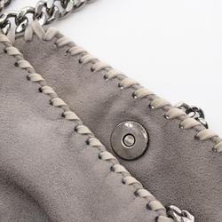 Stella McCartney Falabella Shoulder Bag, Faux Leather, Women's, Grey, 371223