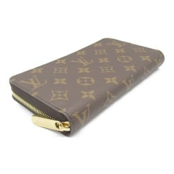 Louis Vuitton Zippy Wallet Round Long Coated Canvas Monogram Men's Women's Brown M42616