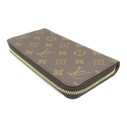 Louis Vuitton Zippy Wallet Round Long Coated Canvas Monogram Men's Women's Brown M42616