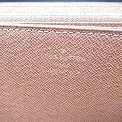 Louis Vuitton Zippy Wallet Round Long Coated Canvas Monogram Men's Women's Brown M42616