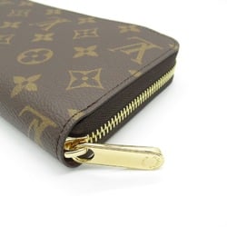 Louis Vuitton Zippy Wallet Round Long Coated Canvas Monogram Men's Women's Brown M42616