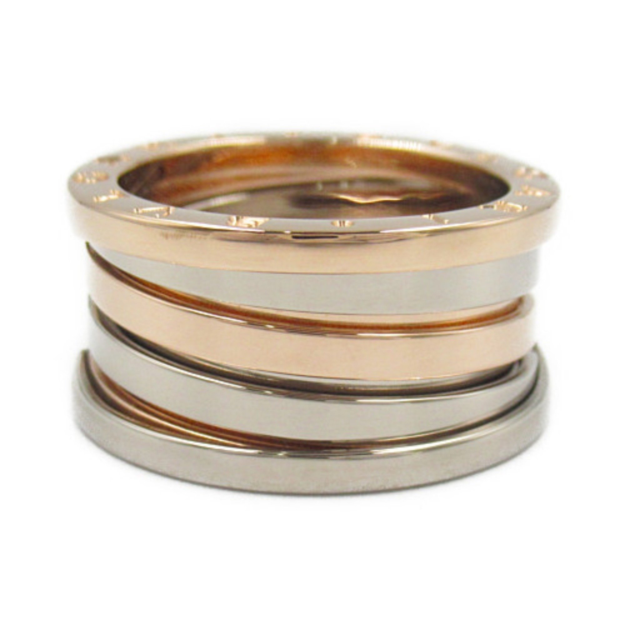 BVLGARI B-zero1 Ring Rings K18PG (pink gold) K18WG (white Men's Women's Gold Silver