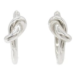 CELINE Earrings, Silver Plated, Women's,