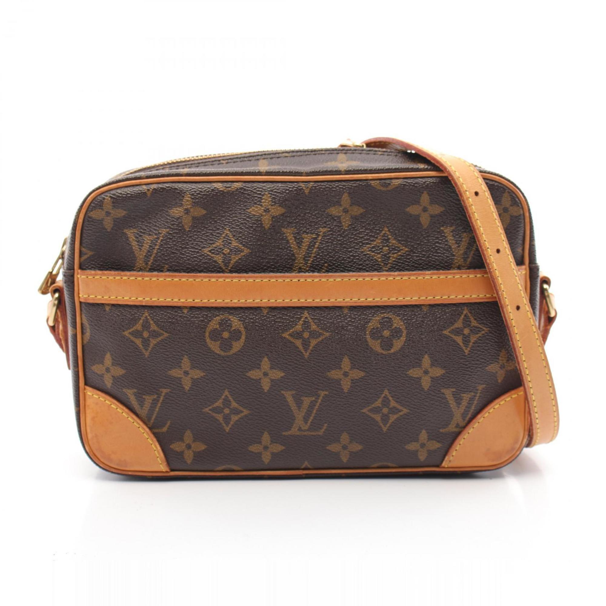 Louis Vuitton LOUIS VUITTON Trocadero 24 Monogram Shoulder Bag Coated Canvas Leather Women's Brown M51276