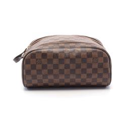 Louis Vuitton Truss Toilette King Size Damier Ebene Pouch Bag Coated Canvas Leather Men's Women's Brown N47527