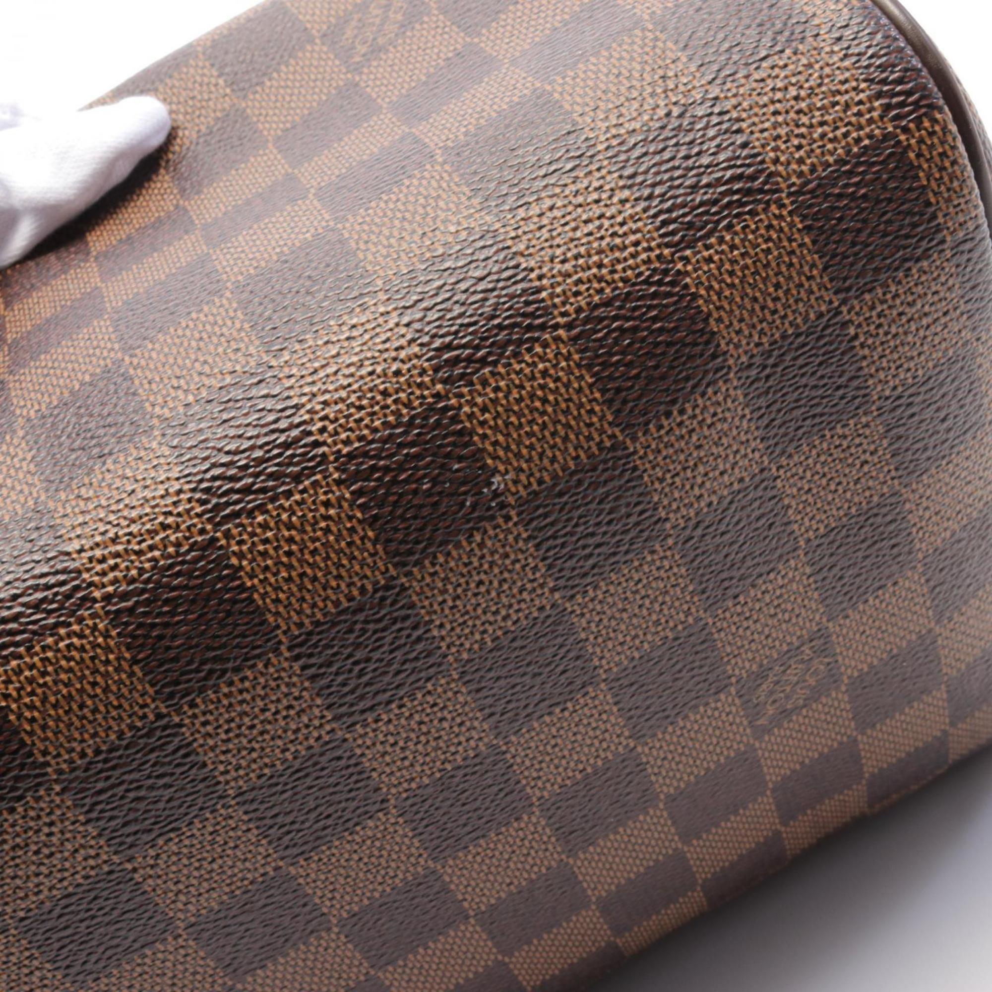 Louis Vuitton Truss Toilette King Size Damier Ebene Pouch Bag Coated Canvas Leather Men's Women's Brown N47527