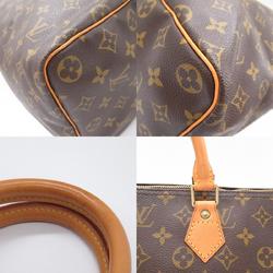 Louis Vuitton Speedy 40 Handbag, Coated Canvas, Monogram, Women's, Brown, M41522