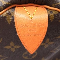 Louis Vuitton Speedy 40 Handbag, Coated Canvas, Monogram, Women's, Brown, M41522