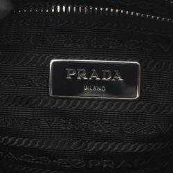 PRADA TESSUTO IMPUNTU Backpack Bag Nylon Leather Women's Black 1BZ066