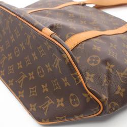 Louis Vuitton LOUIS VUITTON Sac Monogram Tote Bag Coated Canvas Leather Women's Brown M51108