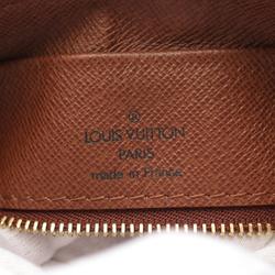 Louis Vuitton Nile Monogram Shoulder Bag, Coated Canvas, Leather, Women's, Brown, M45244