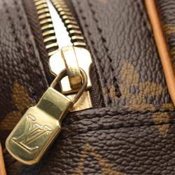 Louis Vuitton Nile Monogram Shoulder Bag, Coated Canvas, Leather, Women's, Brown, M45244