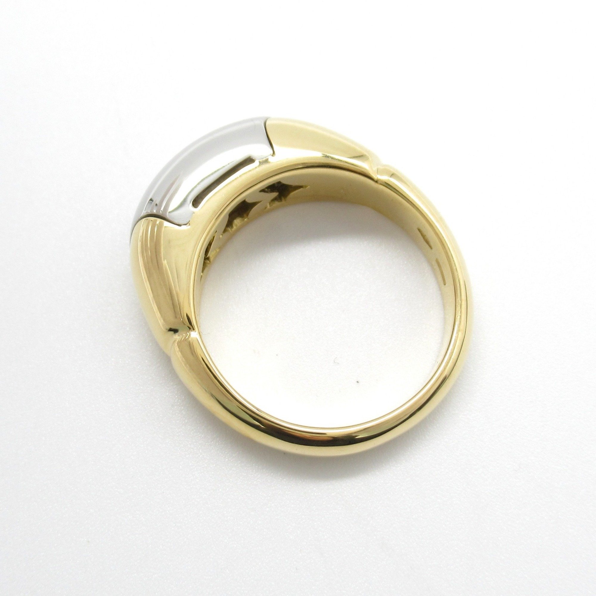 BVLGARI Cherthaura Ring K18 (yellow gold) Stainless steel Ladies Silver Gold