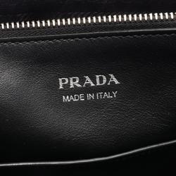 PRADA GRACE LUX Handbag Bag Leather Women's Black 1BA175