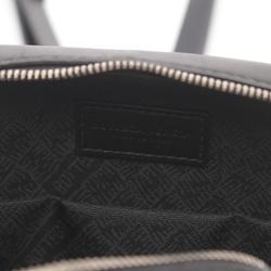 BOTTEGA VENETA Intrecciato Shoulder Bag Leather Men's Black 596730