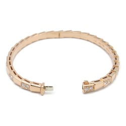 BVLGARI Serpenti Viper Diamond Bracelet, K18PG (pink gold), diamond, ladies, clear