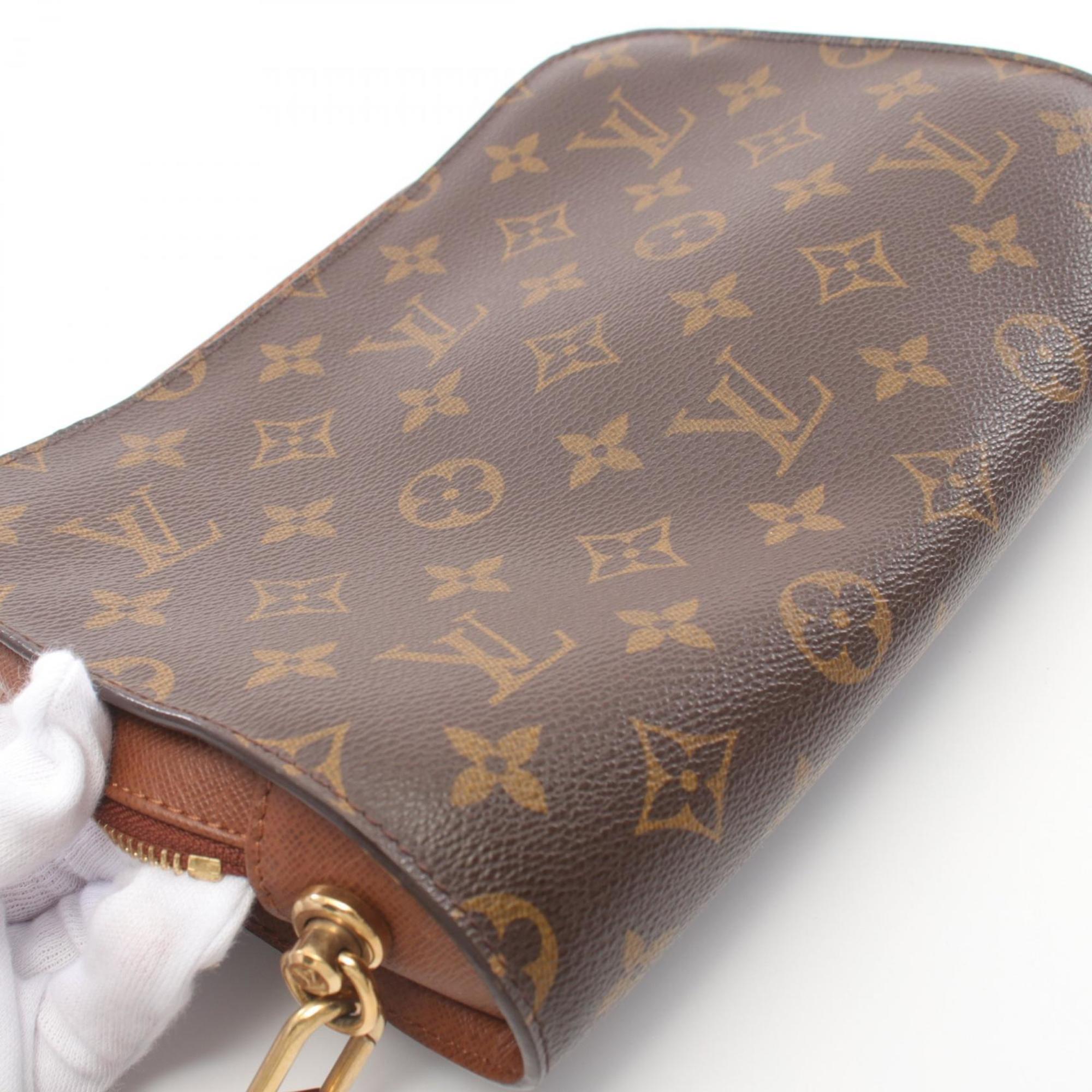 Louis Vuitton LOUIS VUITTON Orsay Second Bag Clutch Coated Canvas Leather Monogram Men's Brown M51790