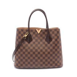 Louis Vuitton Kensington Damier Ebene Handbag Bag Coated Canvas Leather Women's Brown N41435