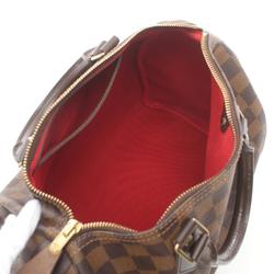 Louis Vuitton Speedy 30 Damier Ebene Handbag Bag Coated Canvas Leather Women's Brown N41531