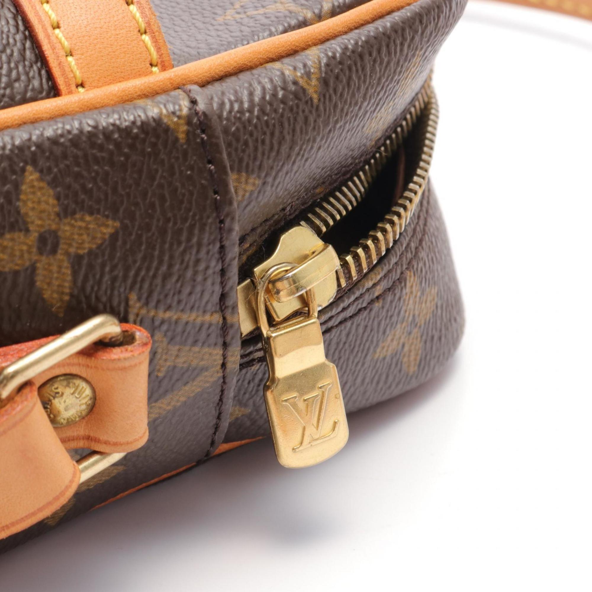 Louis Vuitton Trocadero 27 Monogram Shoulder Bag, Coated Canvas, Leather, Women's, Brown, M51274