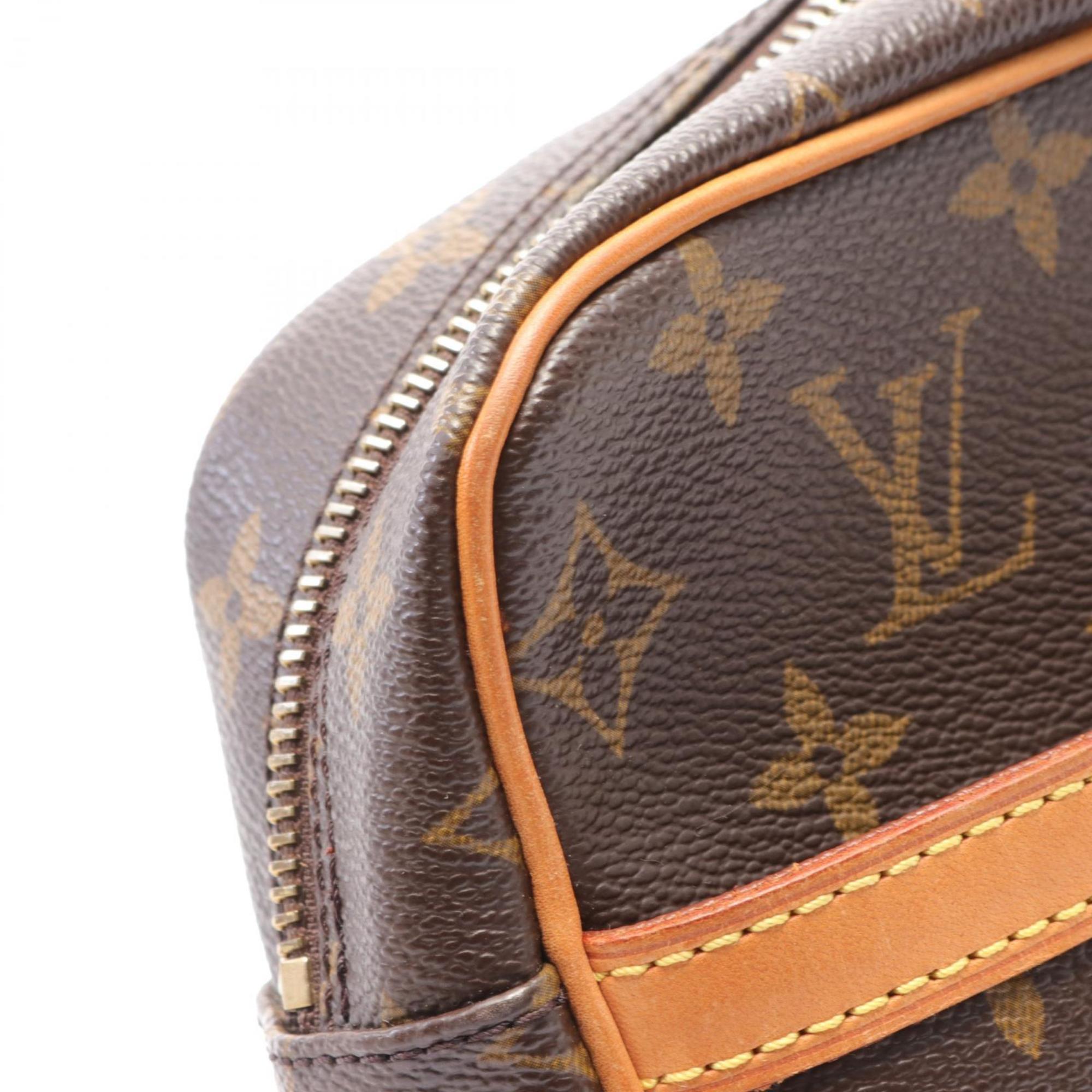 Louis Vuitton Trocadero 27 Monogram Shoulder Bag, Coated Canvas, Leather, Women's, Brown, M51274