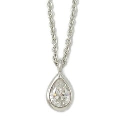 Tiffany & Co. By the Yard Diamond Necklace, Pt950 Platinum, Diamond, Women's, Clear