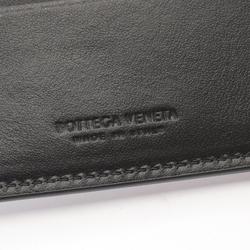 BOTTEGA VENETA Intrecciato Bi-fold Wallet Leather Men's Black 605722VCPQ48803