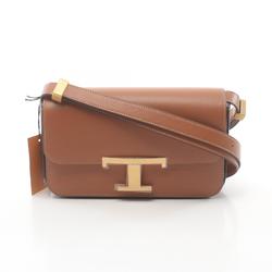 Tod's Timeless Micro Shoulder Bag, Leather, Women's, Brown, XBWTTTC0000RORS410