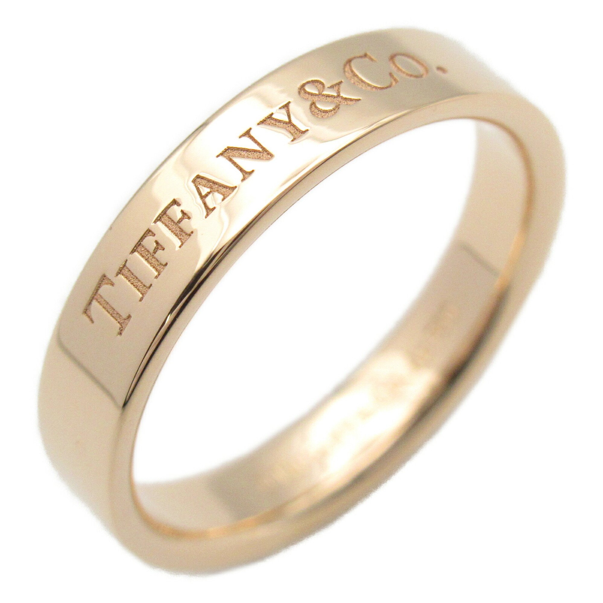 Tiffany & Co. Flat Band Ring, 18K Yellow Gold, Men's, Women's, Gold