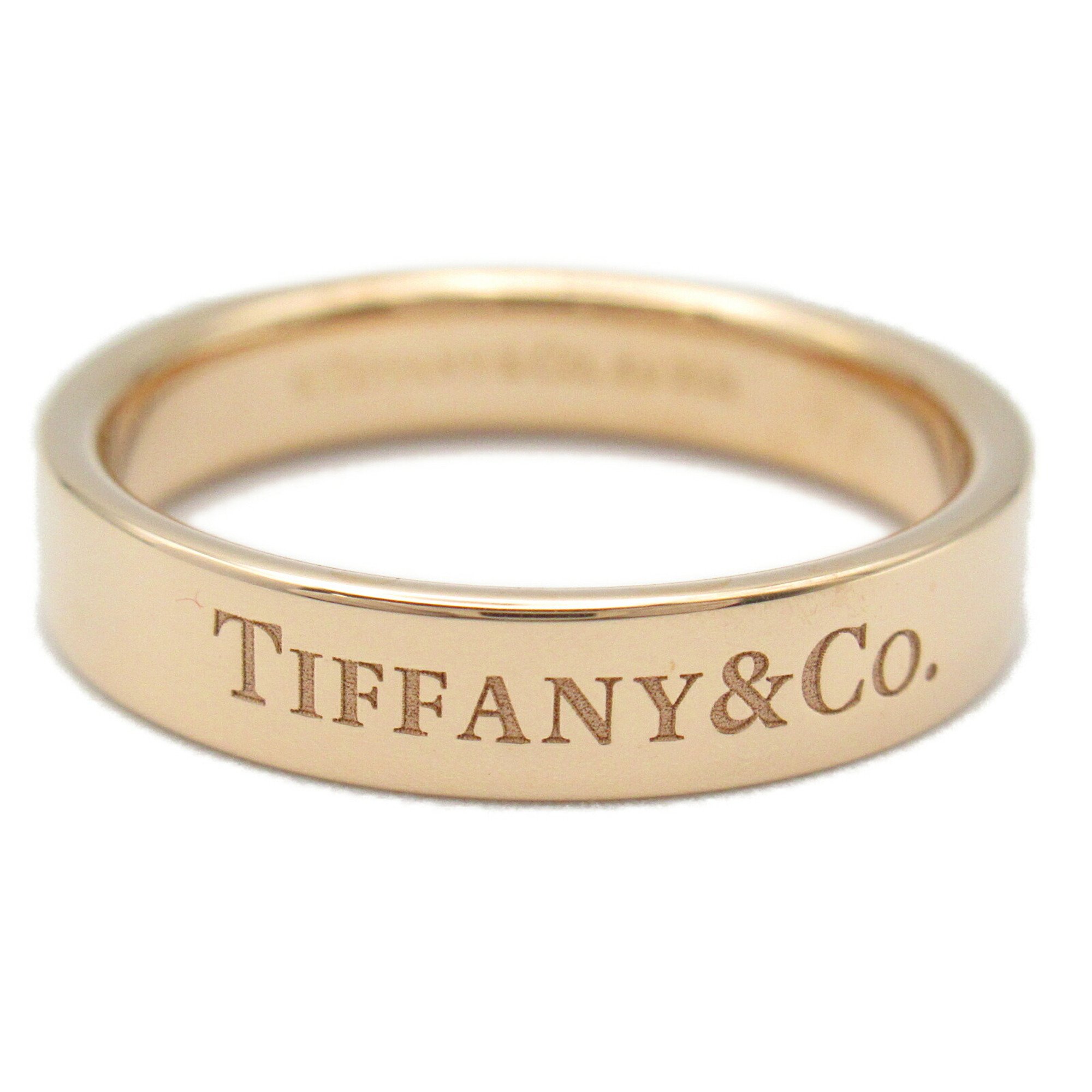 Tiffany & Co. Flat Band Ring, 18K Yellow Gold, Men's, Women's, Gold