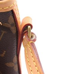 Louis Vuitton Nano Noe Monogram Shoulder Bag, Coated Canvas, Leather, Women's, Brown, M41346