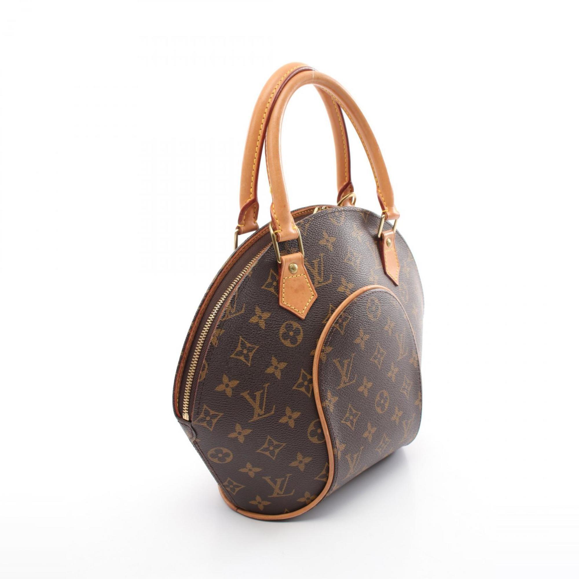 LOUIS VUITTON Ellipse PM Monogram Handbag Bag Coated Canvas Leather Women's Brown M51127