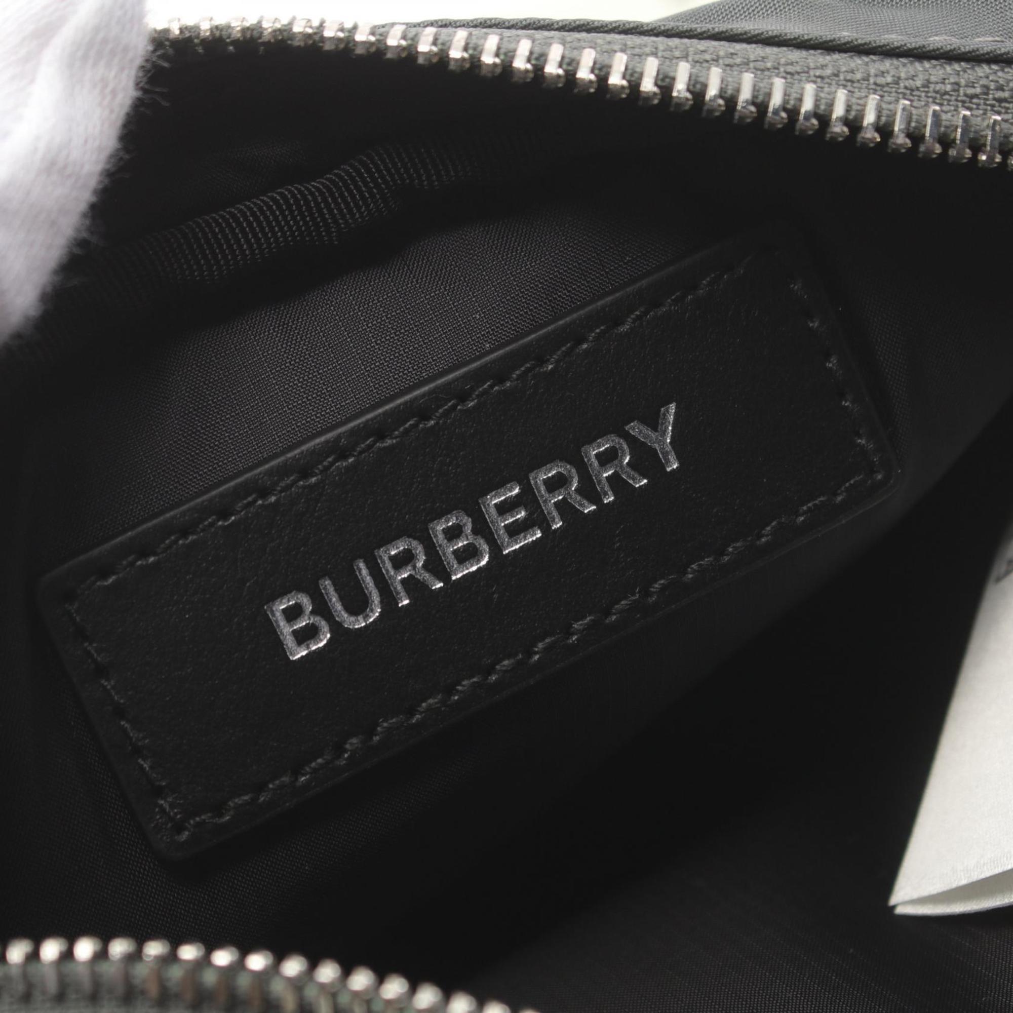 Burberry BURBERRY Waist Bag Body Nylon Women's Gray 8052888