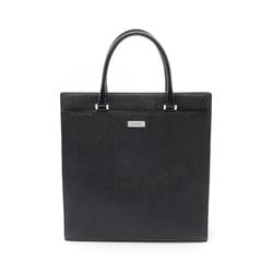 Burberry Tote Bag Leather Women's Black